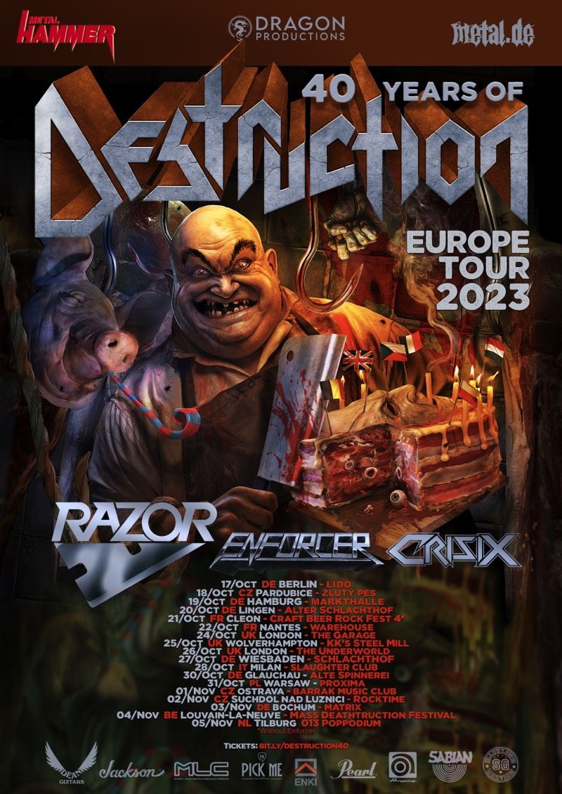 destruction europe tour